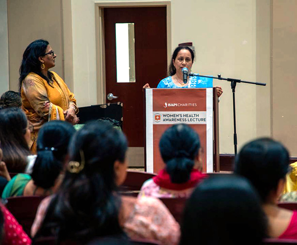 Dr. Sara Singh, discusses Mental Health at women's Health Lecture